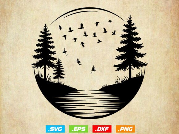 Download Forest Scene SVG,Forest Decor Svg,Forest - Premium Bundle