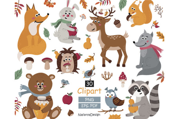 Download Forest Animals Clipart - Premium Bundle