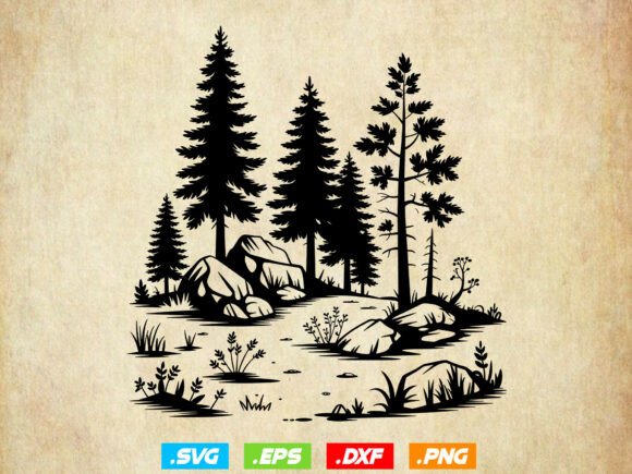 Download Forest Scene SVG,Forest Decor Svg,Forest - Premium Resources